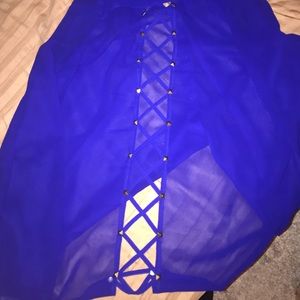 Beautiful Royal Blue Button down
